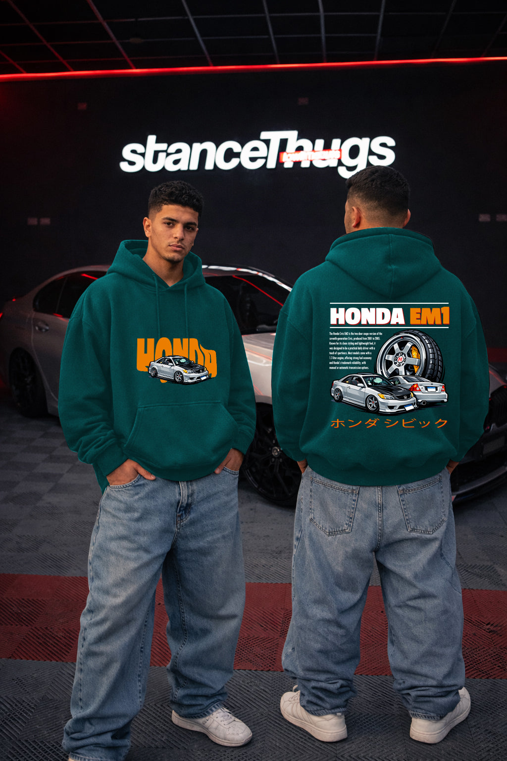 Oversize Honda EM1 Hoodie
