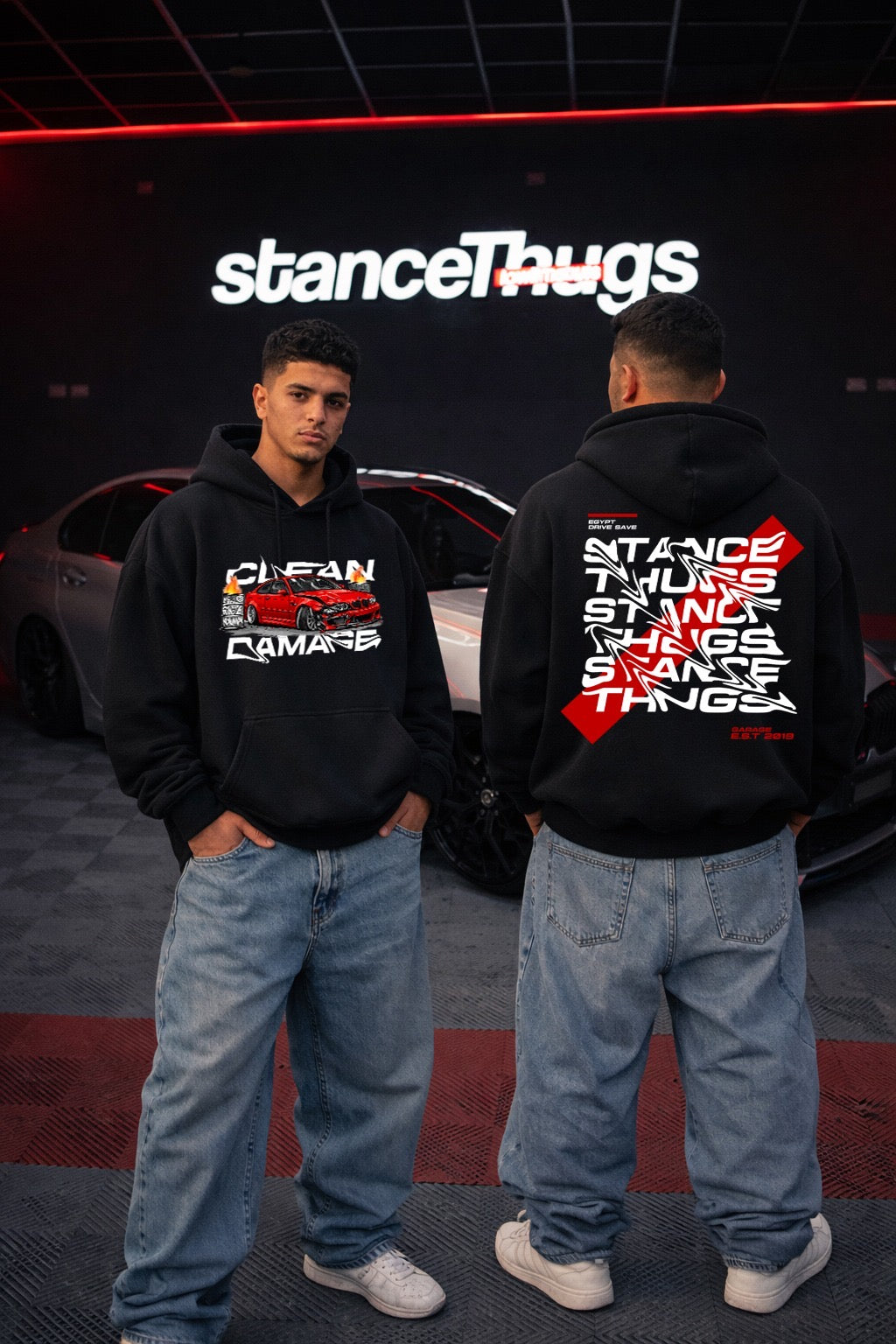 Oversize Clean Damage E46 Hoodie
