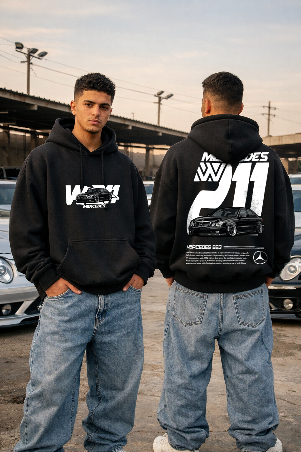Oversize Mercedes E63 W211 Hoodie