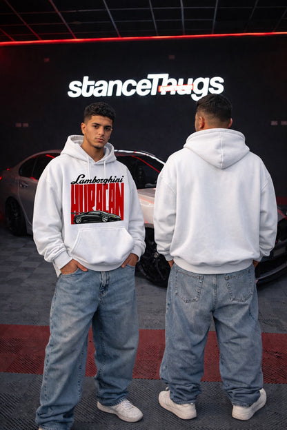 Oversize Lamborghini vs Ferrari Hoodie