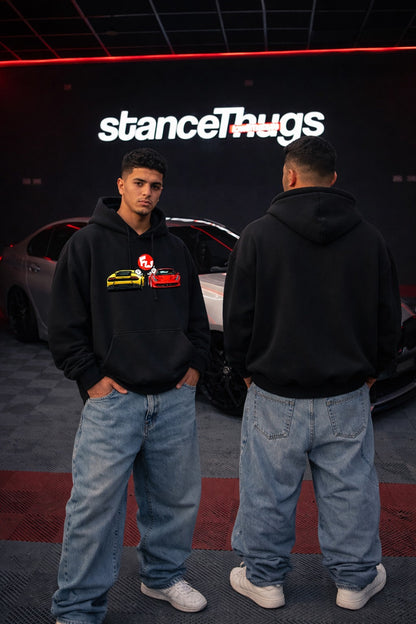 Oversize Lamborghini vs Ferrari Hoodie