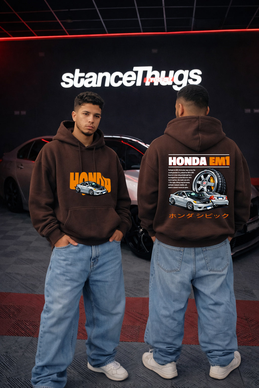 Oversize Honda EM1 Hoodie