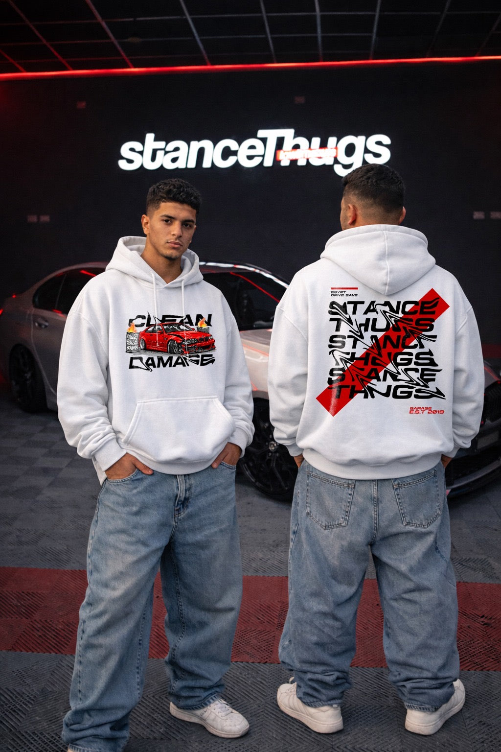 Oversize Clean Damage E46 Hoodie